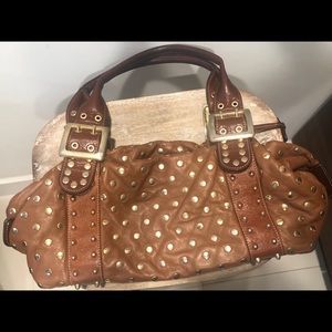Be&D leather brown handbag